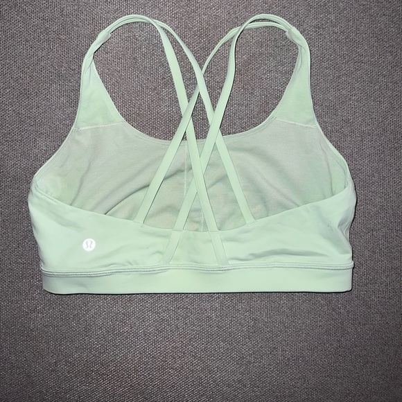 Lululemon 🍋 Energy Bra in Creamy Mint Size 10 - Picture 4 of 8